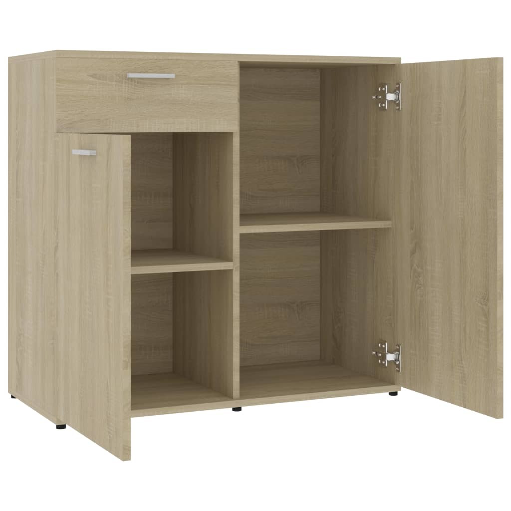 Sideboard Sonoma Oak 160x36x75 cm Chipboard